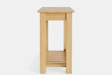 Charlton Hall Table with Rack and Drawer - NZ Made at online8 furniture store Auckland