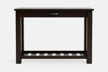 Charlton Hall Table with Rack and Drawer - NZ Made at online8 furniture store Auckland