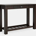 Charlton Hall Table with Rack and Drawer - NZ Made at online8 furniture store Auckland