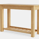 Charlton Hall Table with Rack and Drawer - NZ Made at online8 furniture store Auckland