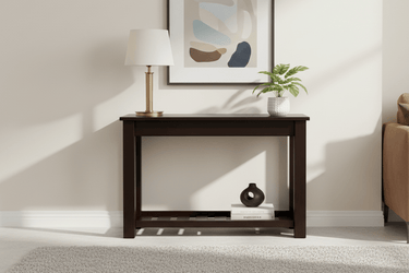 Charlton Hall Table with Rack at online8 furniture store Auckland