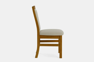 Charlton Padded Back Chair - NZ Made at online8 furniture store Auckland