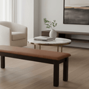 Charlton Padded Bench Seat - Nz made at online8 furniture store Auckland