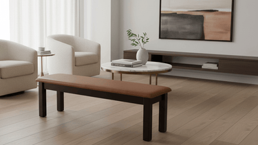 Charlton Padded Bench Seat - Nz made at online8 furniture store Auckland