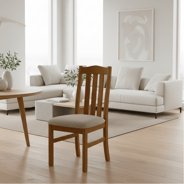 Charlton Padded Seat Chair at online8 furniture store Auckland