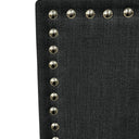 Chateau Headboard - Charcoal - Double/Queen at online8 furniture store Auckland