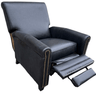 Chatswood Recliner Chair - Belon Black at online8 furniture store Auckland