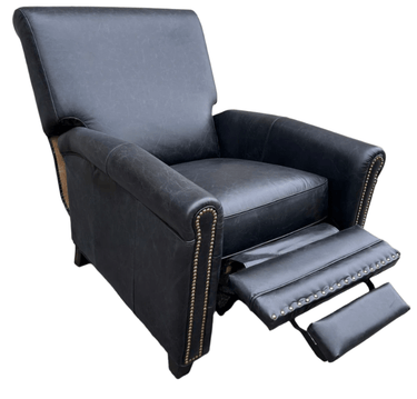 Chatswood Recliner Chair - Belon Black at online8 furniture store Auckland