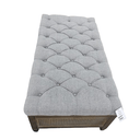 Chelmswood Ottoman | Coffee Table | American Oak Frame at online8 furniture store Auckland