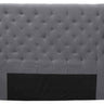 Cherry Tufted Headboard Super King – Grey Linen at online8 furniture store Auckland