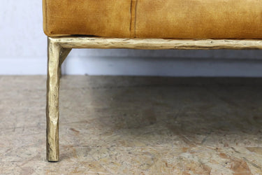 Chesterfield 2 Seater Sofa - Mustard at online8 furniture store Auckland