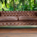 Chesterfield 3.5 Seater Sofa - Tobacco at online8 furniture store Auckland