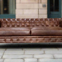 Chesterfield 3.5 Seater Sofa - Tobacco at online8 furniture store Auckland