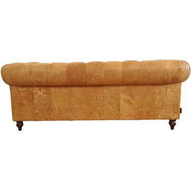 Chesterfield 3 Seat Sofa - Camel at online8 furniture store Auckland