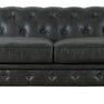 Chesterfield 3 Seater Sofa - Charcoal at online8 furniture store Auckland