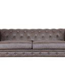 Chesterfield 3 Seater Sofa - Vintage Grey at online8 furniture store Auckland