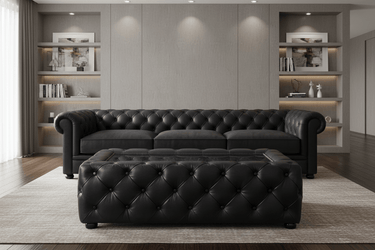 Chesterfield Leather Coffee Table at Online8 Furniture Auckland NZ