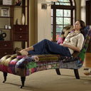 Chesterfield Patchwork Chaise | Day Bed at online8 furniture store Auckland