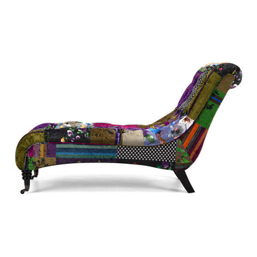 Chesterfield Patchwork Chaise | Day Bed at online8 furniture store Auckland