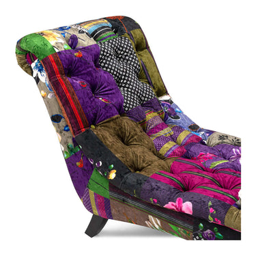 Chesterfield Patchwork Chaise | Day Bed at online8 furniture store Auckland