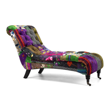 Chesterfield Patchwork Chaise | Day Bed at online8 furniture store Auckland
