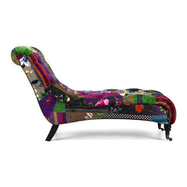 Chesterfield Patchwork Chaise | Day Bed at online8 furniture store Auckland