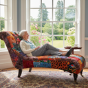 Chesterfield Patchwork Chaise | Day Bed at online8 furniture store Auckland