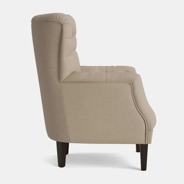 Chesterfield Wingback Armchair - Calico at online8 furniture store Auckland