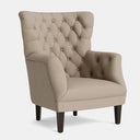 Chesterfield Wingback Armchair - Calico at online8 furniture store Auckland