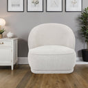 Chicago Accent Chair - Ivory at online8 furniture store Auckland