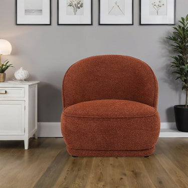 Chicago Accent Chair - Rust at online8 furniture store Auckland