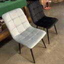 Chicago Dining Chair - Grey at online8 furniture store Auckland