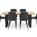 Chicago Dining Suite - 6 Seater at online8 furniture store Auckland