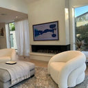 Chicago Swivel Boucle Chair at online8 furniture store Auckland