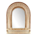 Cinta Rattan Arch Wall Mirror at online8 furniture store Auckland