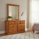 Classic 7 Drawer Dresser with Mirror at Online8 Furniture Auckland NZ