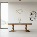 Classic Dining Table Parquet Top - 2000mm at online8 furniture store Auckland