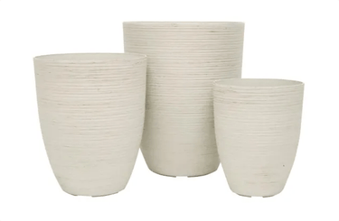 Classic Rustic Spiral Resin Planter at online8 furniture store Auckland