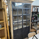 Classic Wall Unit - Metal & Glass at online8 furniture store Auckland