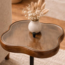 Clover Side Table with Glass Lid at Online8 Furniture Auckland NZ