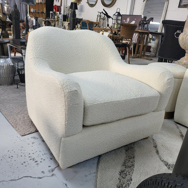Club Occasional Boucle Chair at online8 furniture store Auckland