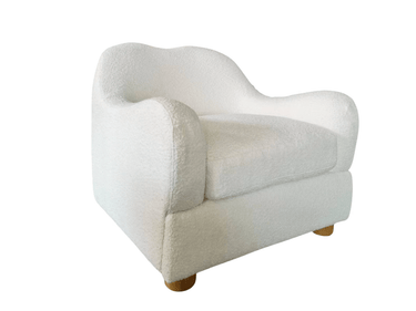 Club Occasional Boucle Chair at online8 furniture store Auckland