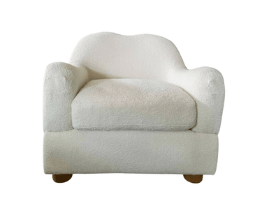 Club Occasional Boucle Chair at online8 furniture store Auckland