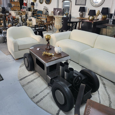 Club Occasional Boucle Chair at online8 furniture store Auckland