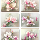 Coasters Magnolias 12x10 cm at online8 furniture store Auckland