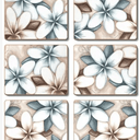 Coasters Ocean Frangipani 12x10 cm at online8 furniture store Auckland