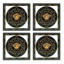 Coasters Set of 4 - Medusa Black at online8 furniture store Auckland