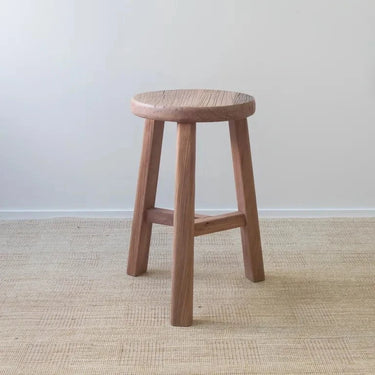 Coastline Aged Elm Stool at online8 furniture store Auckland
