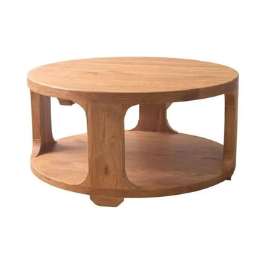 Coastline Drum Elm Coffee Table at online8 furniture store Auckland