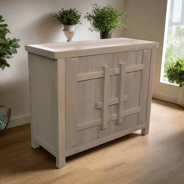 Coastline Woodlock 2 Door Cabinet - Grey Wash at online8 furniture store Auckland